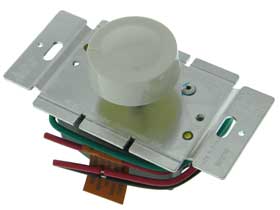 600W. 120VAC Rotary Dimmer Switch Almond